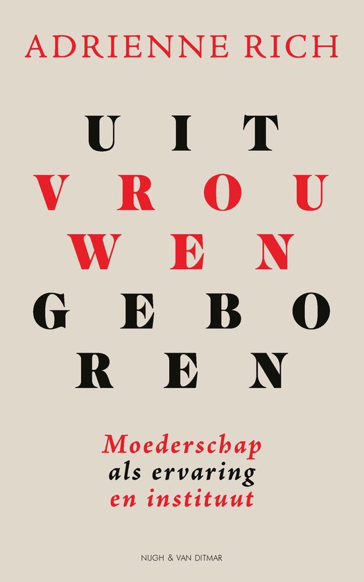 Uit vrouwen geboren - Adrienne Rich cover