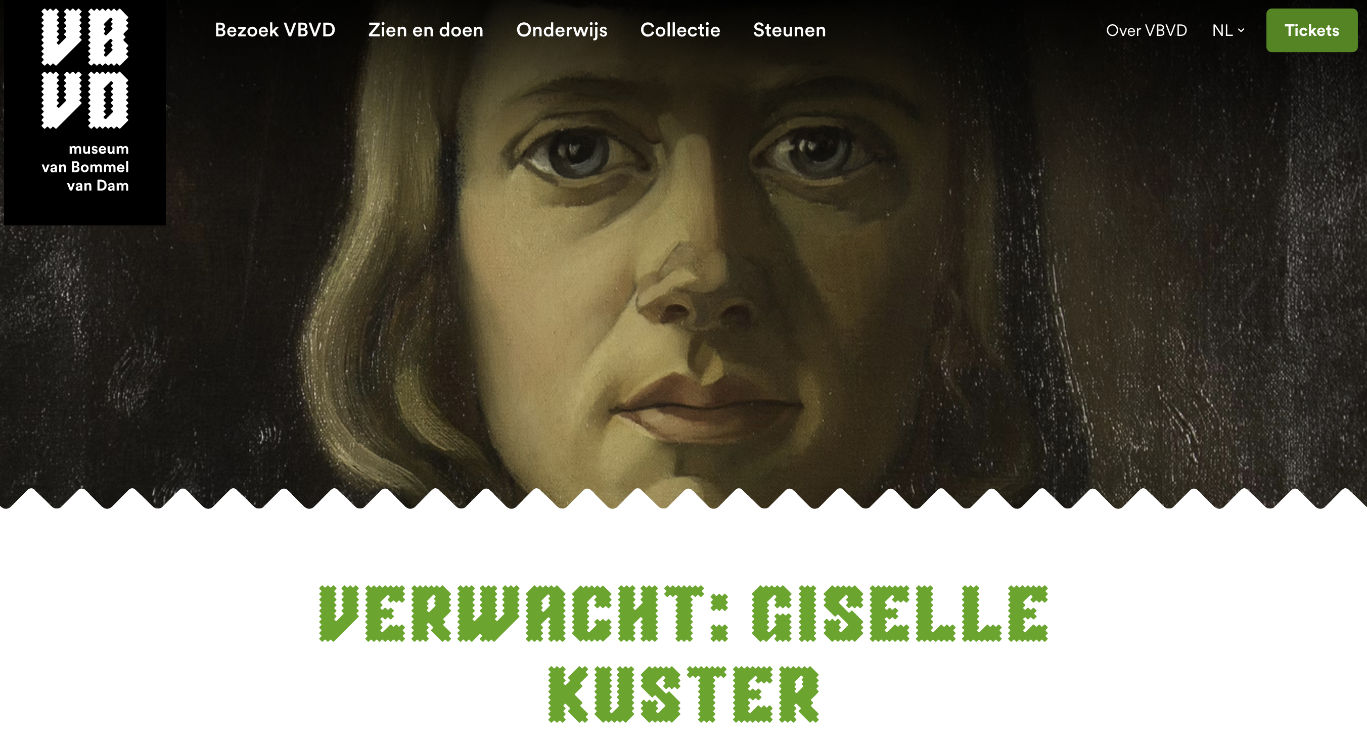 Giselle Kuster in Museum van Bommel van Dam cover